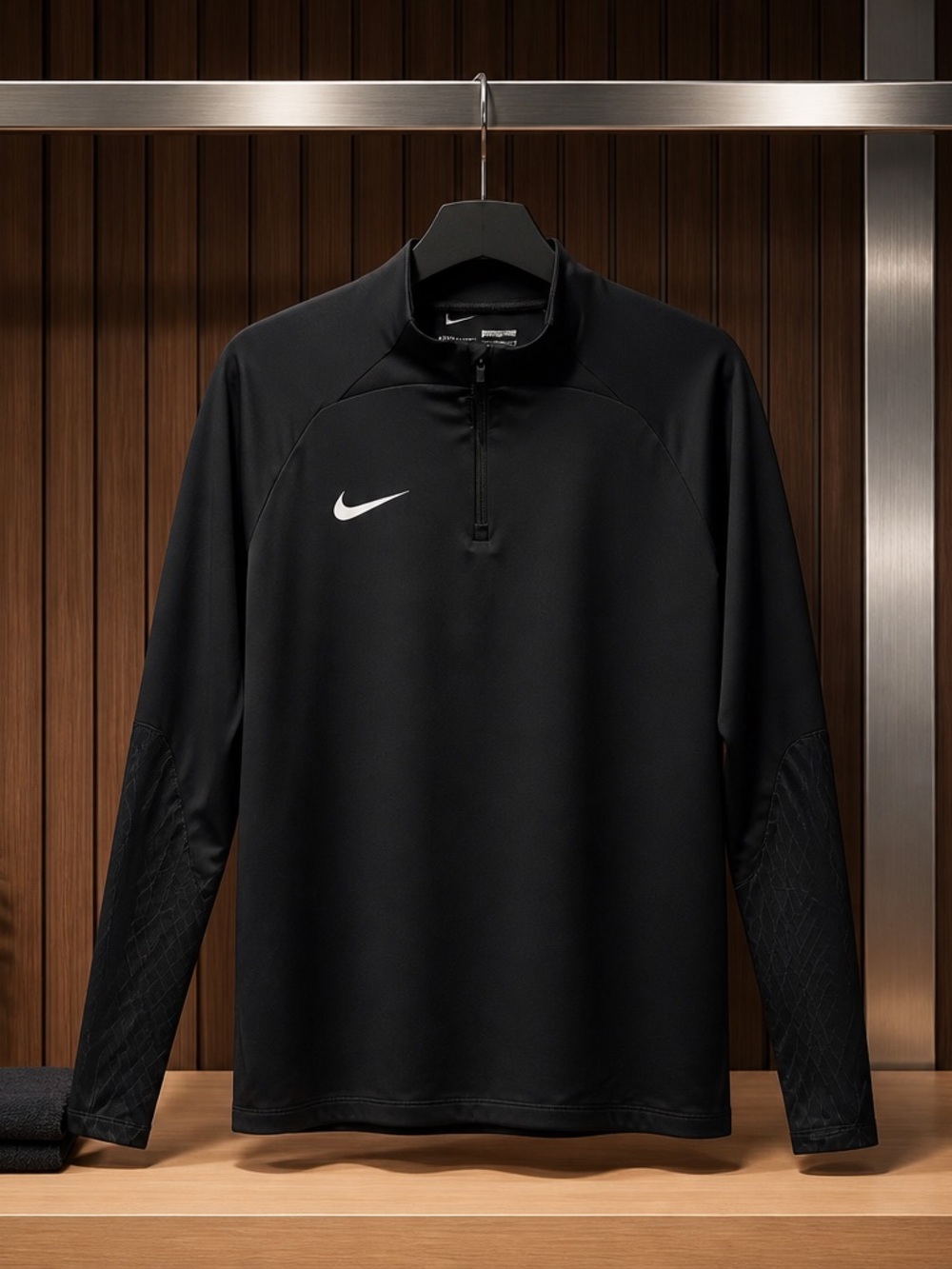 Nike Black Men’s Quarter-Zip Performance Jacket size large 🔥🔥🔥